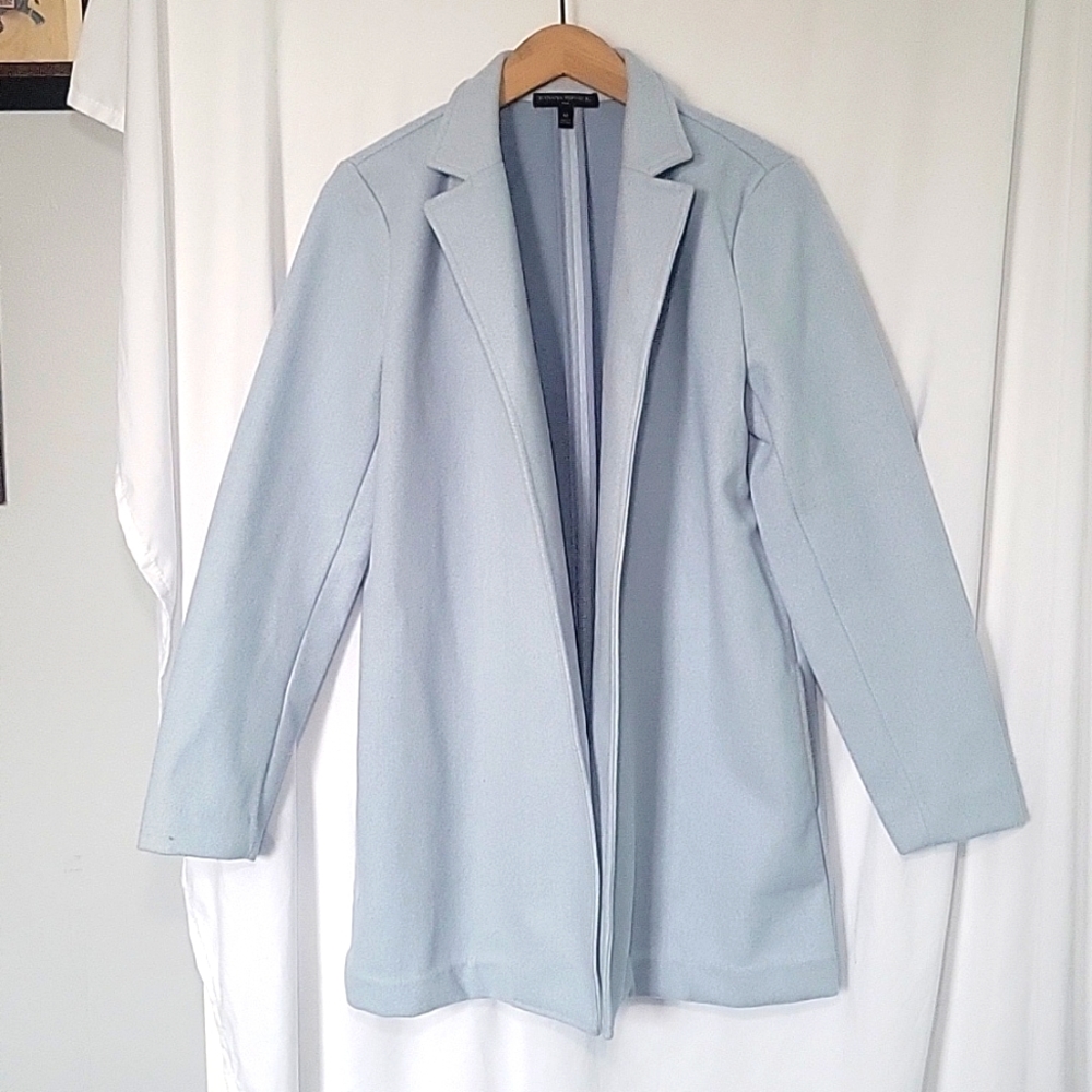 Baby Blue Banana Republic soft warm coat - size medium